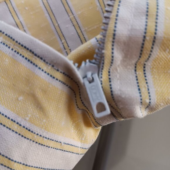 27" Vintage 1970's Womens Skirt YELLOW FLECK handmade Sewn TENNIS SKIRT - Picture 6 of 6